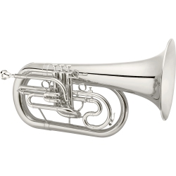 JUPITER Jep1105Ms Quantum Mk Ii Marching Bb Euphonium - Silver-Plated