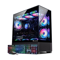 HAJAAN Gaming PC Desktop, Amd Ryzen 7 7700 Up to 5.3Ghz, Geforce Rtx 5070 12GB, 64GB Ddr5 6000Mhz, 2Tb Nvme SSD, Wifi Ready & Windows 11 Pro, 1 Year