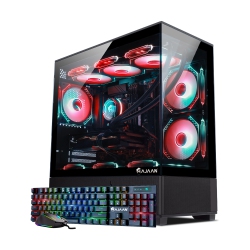 HAJAAN Gaming PC Desktop, Amd Ryzen 7 7700 Up to 5.3Ghz, Geforce Rtx 5060 8GB, 64GB Ddr5 6000Mhz, 2Tb Nvme SSD, Wifi Ready & Windows 11 Pro, 1 Year
