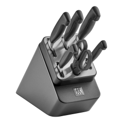 ZWILLING Four Star 7 Piece, Knife Block Set, Anthracite
