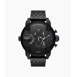 DIESEL Little Daddy Stainless Steel Watch In Black