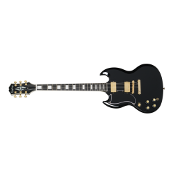 EPIPHONE Sg Custom Electric Guitar With Gigbag - Ebony (Left Handed)