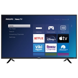 PHILIPS - 43" 1080P HD Led Direct Lit Roku Smart Tv (43Pfl4775/f6) - 2023