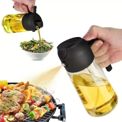 GENERIC 2 In 1 Oil Sprayer Dispenser Pourer Cooking Baking Bbq Spray Bottle Kitchen Tool