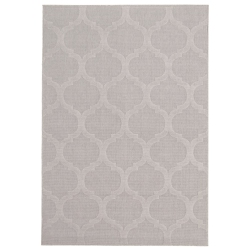 ALFRESCO DECOR Cambridge Polypropylene Rug 5'3" X 7'7" In Grey