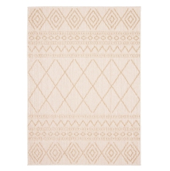 ALFRESCO DECOR Nolita Taupe, Taupe Polypropylene Rug 4'0" X 6'0