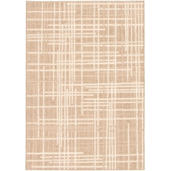 ALFRESCO DECOR Sisal Burburry Champagne-Taupe Polypropylene Rug 7'10" X 10'2
