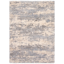 ALFRESCO DECOR Larissa Cream/light Polypropylene Rug 3'11" X 5'7" In Blue