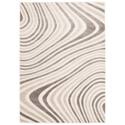 ALFRESCO DECOR Zuma Taupe Polypropylene Rug 4'7" X 6'7