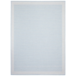 ALFRESCO DECOR Veranda Diamond Polypropylene Rug 6'7" X 9'6" In Blue