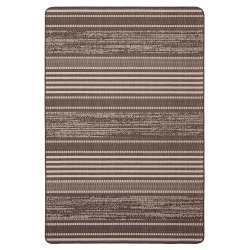ALFRESCO DECOR Cabana Chocolate Polypropylene Rug 2'2" X 3'11
