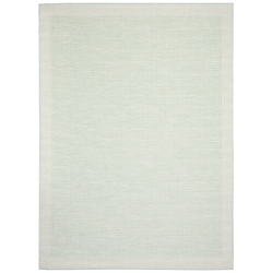 ALFRESCO DECOR Veranda Diamond Polypropylene Rug 6'7" X 9'6" In Blue