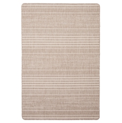 ALFRESCO DECOR Cabana Taupe Polypropylene Rug 3'3" X 4'7