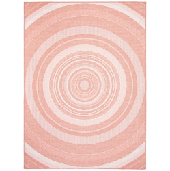 ALFRESCO DECOR Veranda Diamond Polypropylene Rug 6'7" X 9'6" In Blue