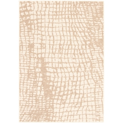 ALFRESCO DECOR Sisal Safari Champagne-Taupe Polypropylene Rug 5'3" X 7'7