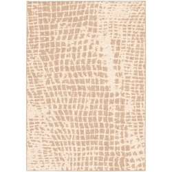 ALFRESCO DECOR Sisal Safari Champagne-Taupe Polypropylene Rug 5'3" X 7'7