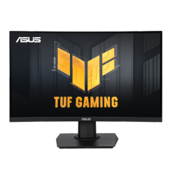 ASUS Tuf Gaming Vg24Vqer 23.6" Curved Fhd Gaming Monitor – 180Hz, 1Ms Mprt, Elmb Sync, Freesync Premium, 90% Dci-P3, Shadow Boost