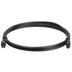 CMPLE - Optical Audio Cable 12 Ft Toslink Cable Slim Fiber Optic Cable Plated Slim Optical Cord Digital S/pdif Audio for Soundbar, Av Receivers, Tv