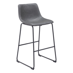 RUG BRANCH Smart Barstool (Set Of 2) In Charcoal