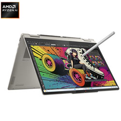 Lenovo Yoga 7 14" Touchscreen 2-in-1 Copilot+ PC Laptop - Seashell (AMD Ryzen AI 5 340/16GB RAM/512GB SSD/Windows 11)