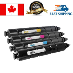 EGALAXY Canon Gpr-31 Toner Cartridge Combo Bk/c/m/y (2790B003Aa 2794B003Aa 2798B003Aa 2802B003Aa), Compatible