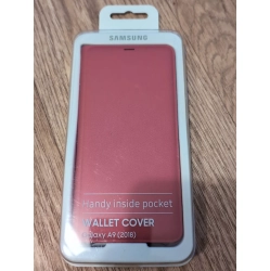 SAMSUNG Galaxy A9 (2018) Wallet Cover - In Pink