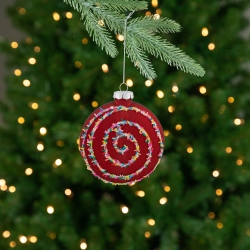 NORTHLIGHT Christmas Cookie Glass Ornaments - 3.75" - Multi-Color - 6Ct