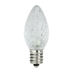 VICKERMAN Club Pack Of 25 Led C7 Pure Replacement Christmas Light Bulbs In White