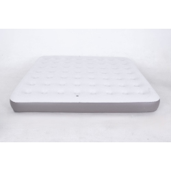 POOL CENTRAL Inflatable Flocked Airbed With Rechargeable Bulit-In Electric Pump - King