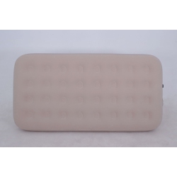 POOL CENTRAL Flocked Inflatable Airbed With Rechargeable Bulit-In Electric Pump - Twin