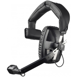 BEYERDYNAMIC Dt-108-200-50- Single-Ear Headset With Dynamic Hypercardioid Microphone, 50 Ohms In Black