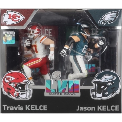 NFL FOOTBALL Sportpicks 7 Inch Static Figure - Travis Kelce & Jason Kelce