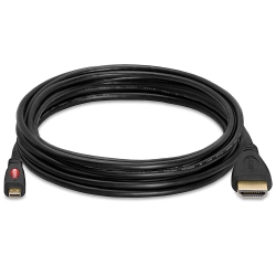 CMPLE - Micro HDMI to HDMI Cable 10Ft, Micro HDMI Cable Male to Male 4K Camera HDMI Cables for Capture Card, Video Camera, Action Camera, Pocket