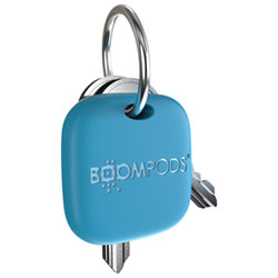 Boompods BoomTag Rechargeable Waterproof Bluetooth Item Tracker - White