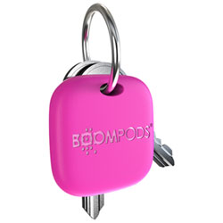 Boompods BoomTag Rechargeable Waterproof Bluetooth Item Tracker - White