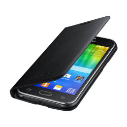 SAMSUNG Galaxy J1 Flip Cover In Black