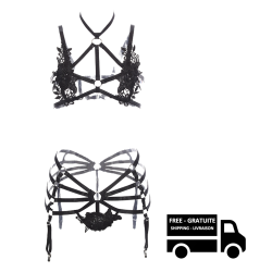 STIMULA LIFESTYLE Lingerie - Sexy Women's Boudoir Nightgown Sleepwear Great Valentine Gift S/m In Multicolor