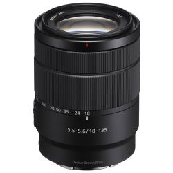 SONY - E-Mount Aps-C 18-135MM F/3.5-5.6 Oss Optical Steadyshot Wide Telephoto 7.5X Zoom Lens