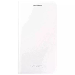 SAMSUNG Galaxy J1 Folding Case Protective Case Flip Wallet Cover In White