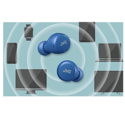 JVC Ha-A5T Gumy Mini True Wireless Earbuds-Blueberry(1 Pair)