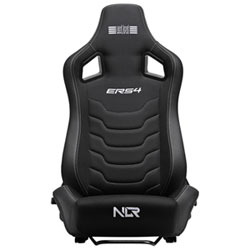 Next Level Racing ERS4 Elite PU Leather/Suede Reclining Racing Seat - Black