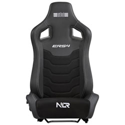 Next Level Racing ERS4 Elite PU Leather/Suede Reclining Racing Seat - Black