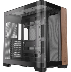 ANTEC C8 Curve Wood, Fans Not Included, Wooden Front Panel, Super Wide Angle Single Curved Glass