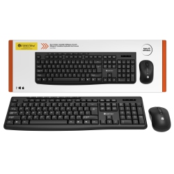 NU-TONE Intekview Wireless Bilingual Keyboard And Mouse Kit-(Km100Wl)