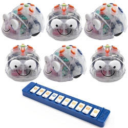 TTS 6 See & Say Blue-Bot Programmable & Rechargeable Robot \w Free Tactile Code Reader | Stem Educational Classroom Teaching & Learning Coding