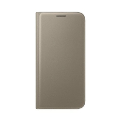 SAMSUNG Galaxy S7 Flip Wallet Cover Case - In Gold