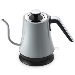 TOYTEXX Gooseneck Electric Kettle, 1000W Stainless Steel Kettle With Auto Shut-Off, Boil-Dry Protection (Grey)