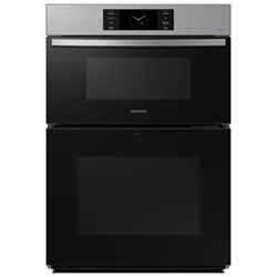 Open Box - Samsung 30" 7 Cu. Ft. Convection Electric Combo Wall Oven (NQ70CG700DSRAA) - Stainless - Scratch & Dent