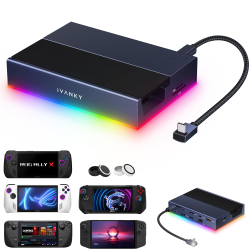 IVANKY 4K120Hz 14-In-1 Docking Station for Steam Deck Oled/rog Ally X/lenovo Legion Go