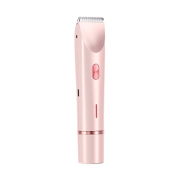 MYACUC Dual Head Women Shaver, Bikini Trimmer for Women, Electric Bikini Trimmer, Electric Lady Shaver, Wet & Dry Use Hair Removal-Pink